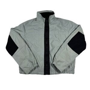 Nautica Competition Men‎ L Windbreaker Soft shell Zip Up Jacket Water Repellent